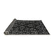 Sideview of Abstract Gray Modern Rug, abs748gry