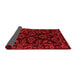 Abstract Red Modern Area Rugs