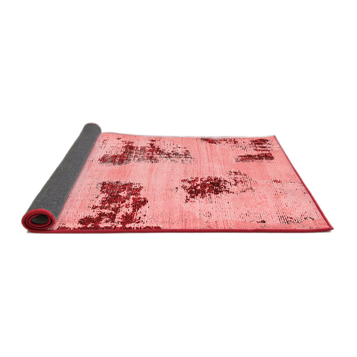 Abstract Red Modern Area Rugs