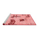 Modern Red Washable Rugs