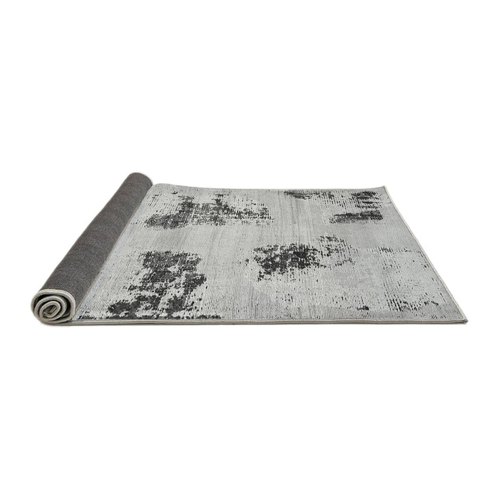 Sideview of Abstract Gray Modern Rug, abs749gry