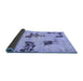 Sideview of Abstract Blue Modern Rug, abs749blu