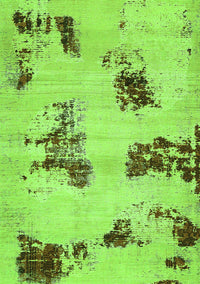 Abstract Green Modern Rug, abs749grn