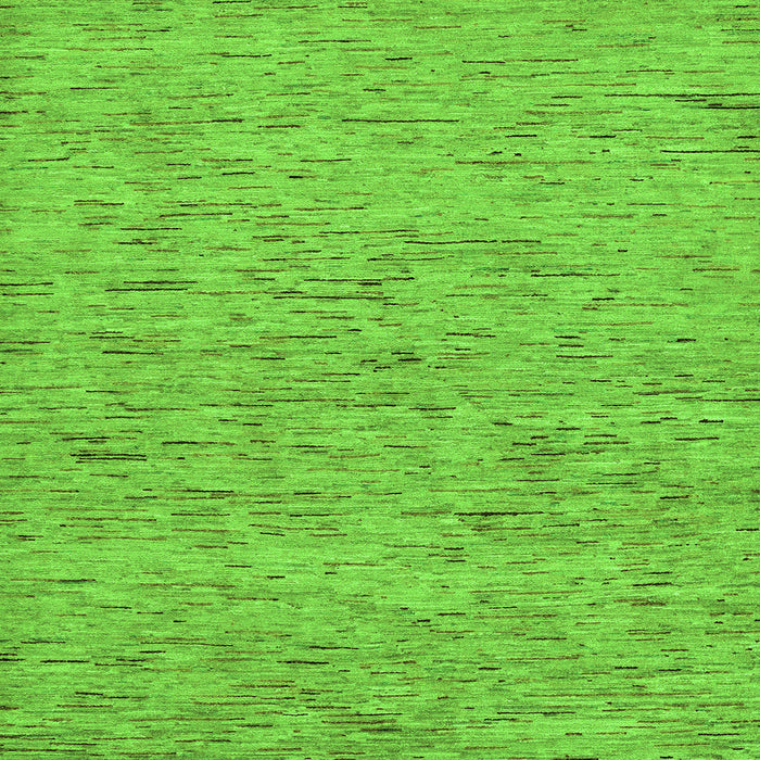 Square Machine Washable Abstract Green Modern Area Rugs, wshabs74grn