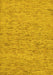 Machine Washable Abstract Yellow Modern Rug, wshabs74yw