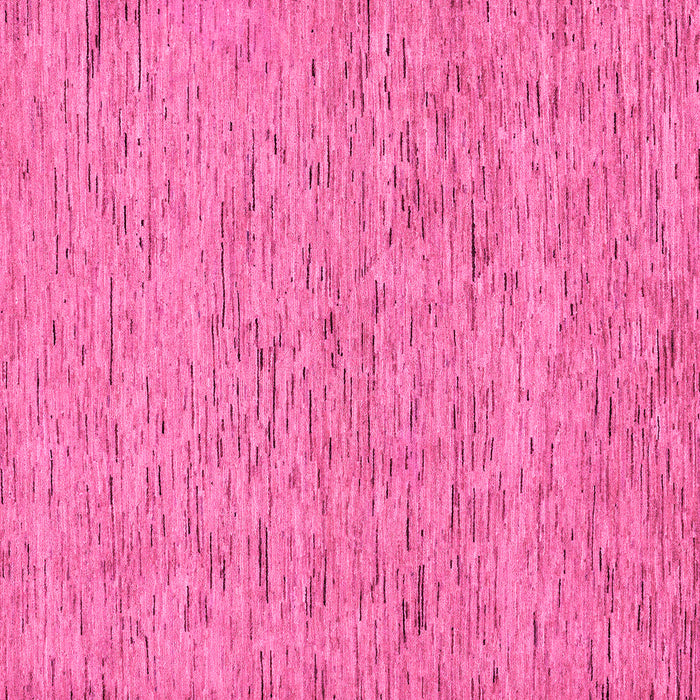 Square Machine Washable Abstract Pink Modern Rug, wshabs74pnk
