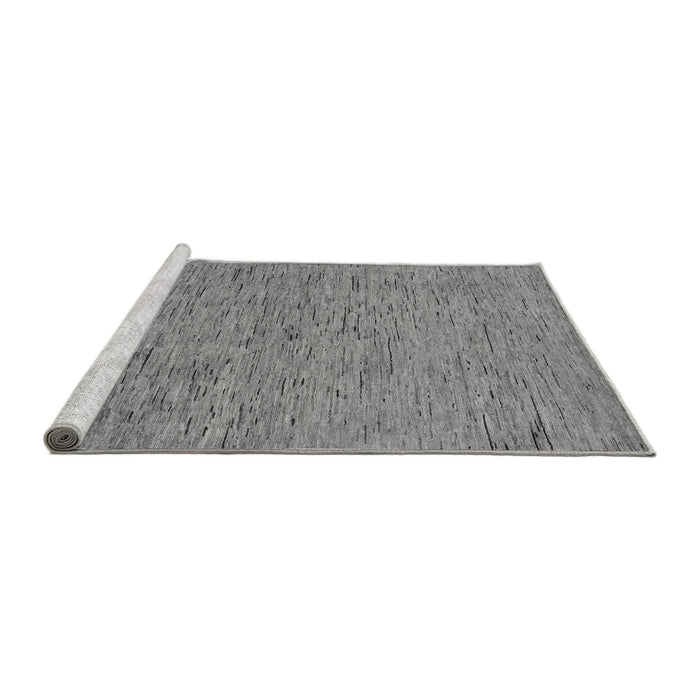 Sideview of Machine Washable Abstract Gray Modern Rug, wshabs74gry