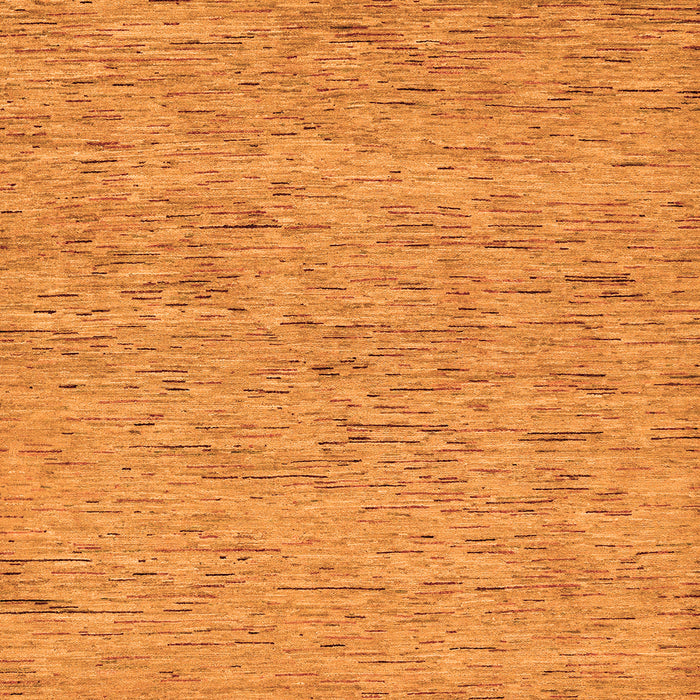 Square Abstract Orange Modern Rug, abs74org