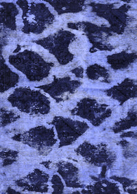 Abstract Blue Modern Rug, abs750blu