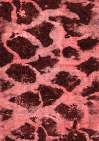 Abstract Red Modern Rug, abs750red