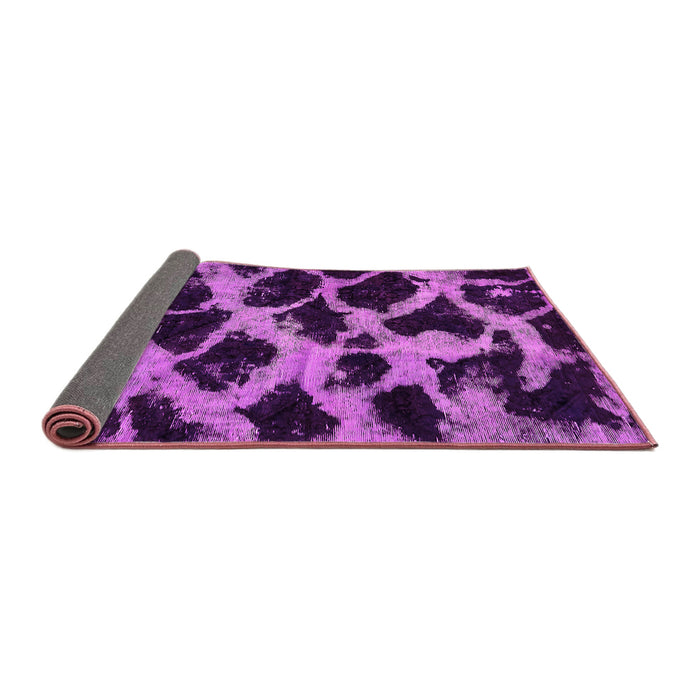 Sideview of Abstract Pink Modern Rug, abs750pnk
