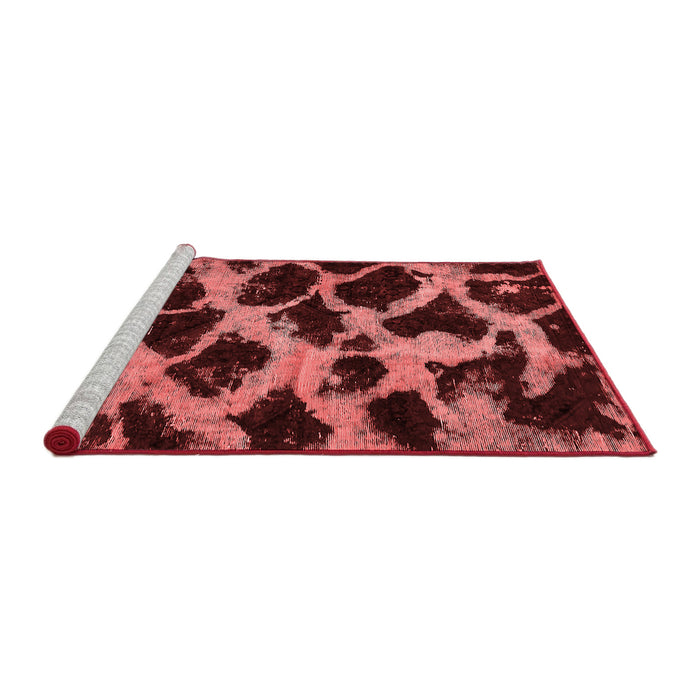 Modern Red Washable Rugs