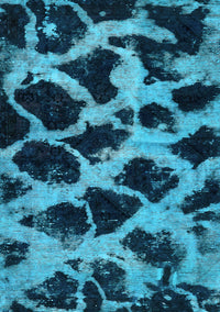 Abstract Light Blue Modern Rug, abs750lblu