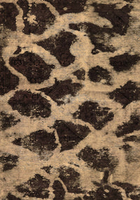 Abstract Brown Modern Rug, abs750brn