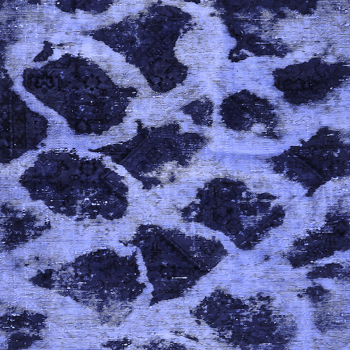 Machine Washable Abstract Blue Modern Rug, wshabs750blu