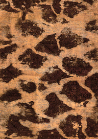 Abstract Orange Modern Rug, abs750org