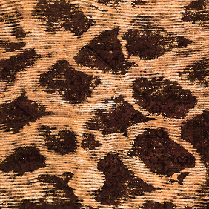 Abstract Orange Modern Rug, abs750org