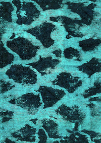 Abstract Turquoise Modern Rug, abs750turq