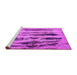 Sideview of Machine Washable Abstract Pink Modern Rug, wshabs751pnk