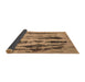 Sideview of Abstract Brown Modern Rug, abs751brn