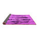 Sideview of Abstract Pink Modern Rug, abs751pnk