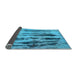 Sideview of Abstract Light Blue Modern Rug, abs751lblu