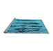 Sideview of Machine Washable Abstract Light Blue Modern Rug, wshabs751lblu