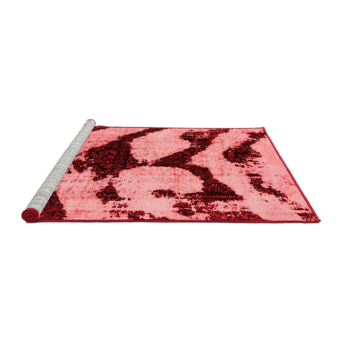 Modern Red Washable Rugs