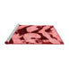 Modern Red Washable Rugs