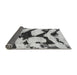 Sideview of Abstract Gray Modern Rug, abs752gry