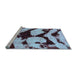 Sideview of Machine Washable Abstract Light Blue Modern Rug, wshabs752lblu