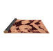 Sideview of Abstract Brown Modern Rug, abs752brn