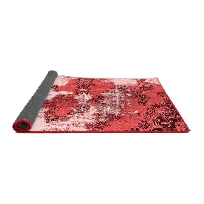Abstract Red Modern Area Rugs