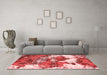 Modern Red Washable Rugs