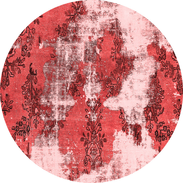 Abstract Red Modern Rug, abs753red