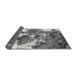 Sideview of Abstract Gray Modern Rug, abs753gry