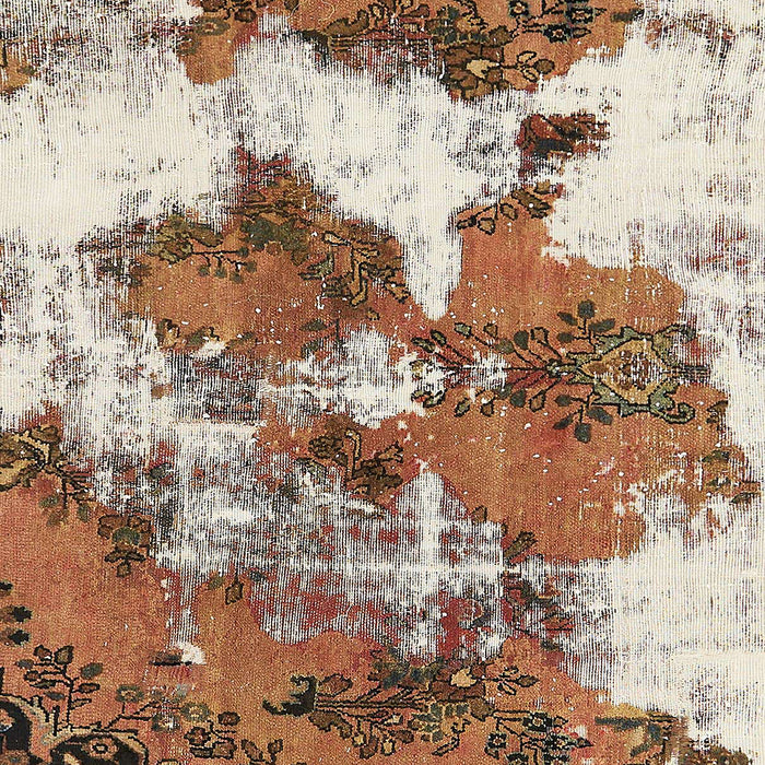 Abstract Saddle Brown Modern Rug, abs753