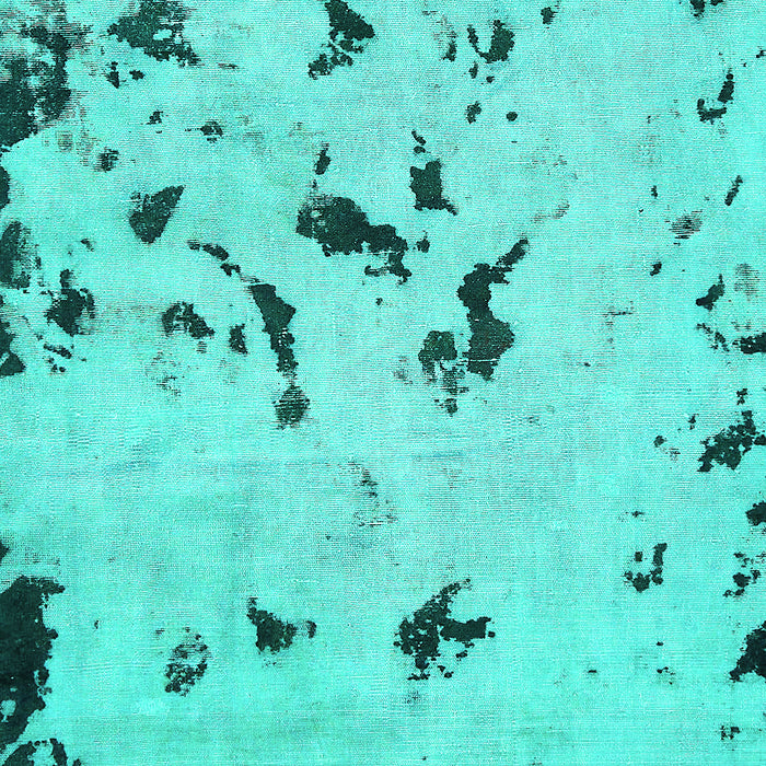 Abstract Turquoise Modern Rug, abs754turq