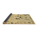 Sideview of Abstract Brown Modern Rug, abs754brn