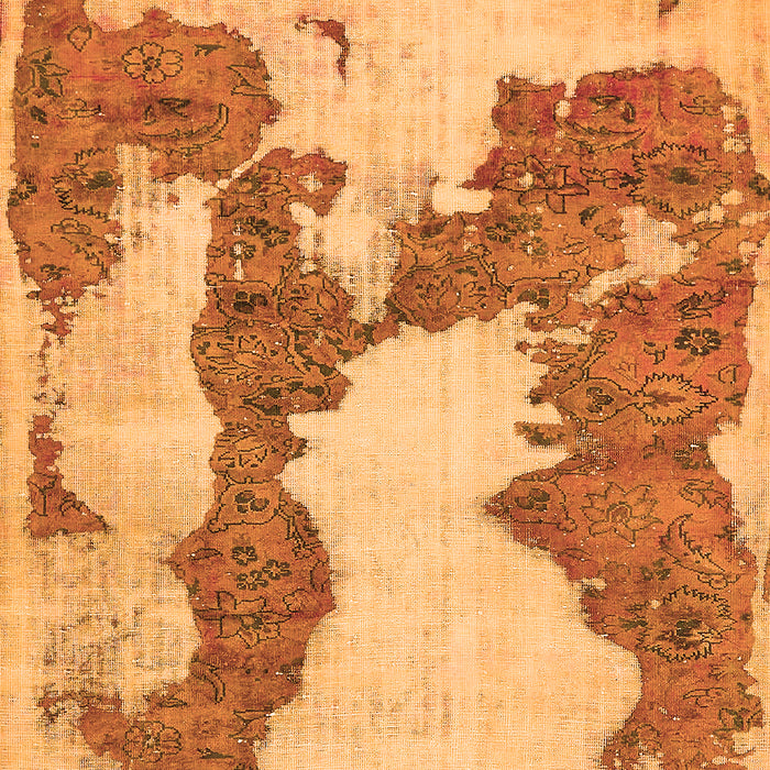 Machine Washable Abstract Orange Modern Area Rugs, wshabs755org