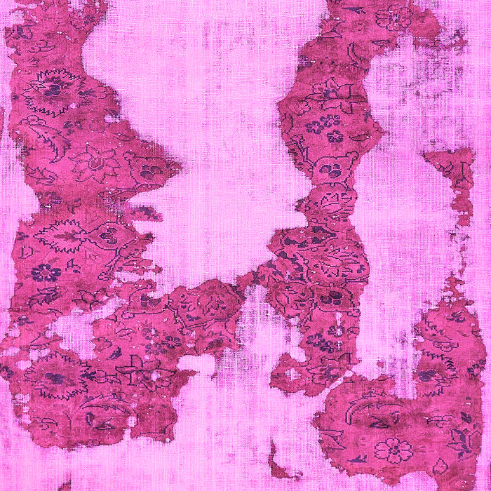 Machine Washable Abstract Pink Modern Rug, wshabs755pnk