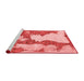 Modern Red Washable Rugs