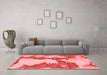 Modern Red Washable Rugs