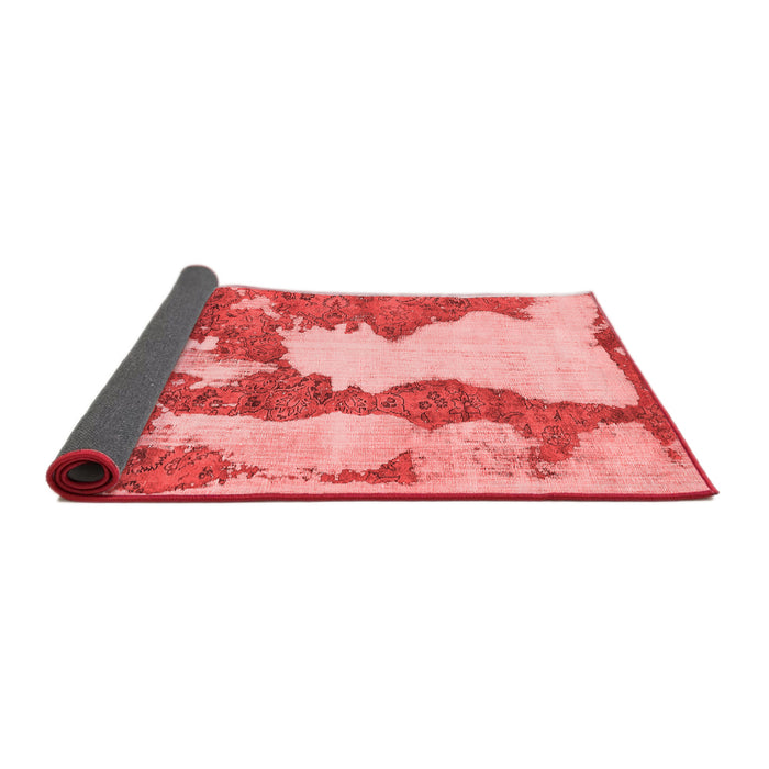 Abstract Red Modern Area Rugs