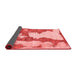 Abstract Red Modern Area Rugs