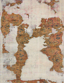 Abstract Gold Brown Modern Rug, abs755