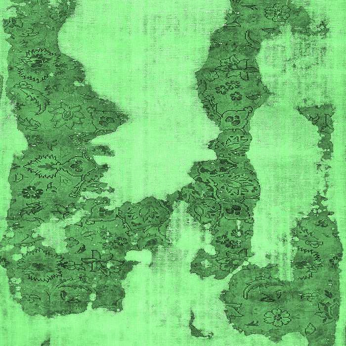 Abstract Emerald Green Modern Rug, abs755emgrn