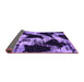 Sideview of Abstract Purple Modern Rug, abs756pur