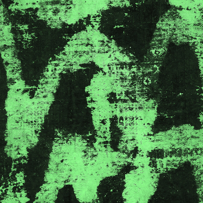 Abstract Emerald Green Modern Rug, abs756emgrn