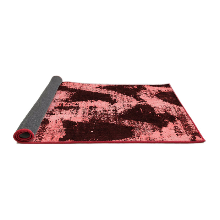 Abstract Red Modern Area Rugs